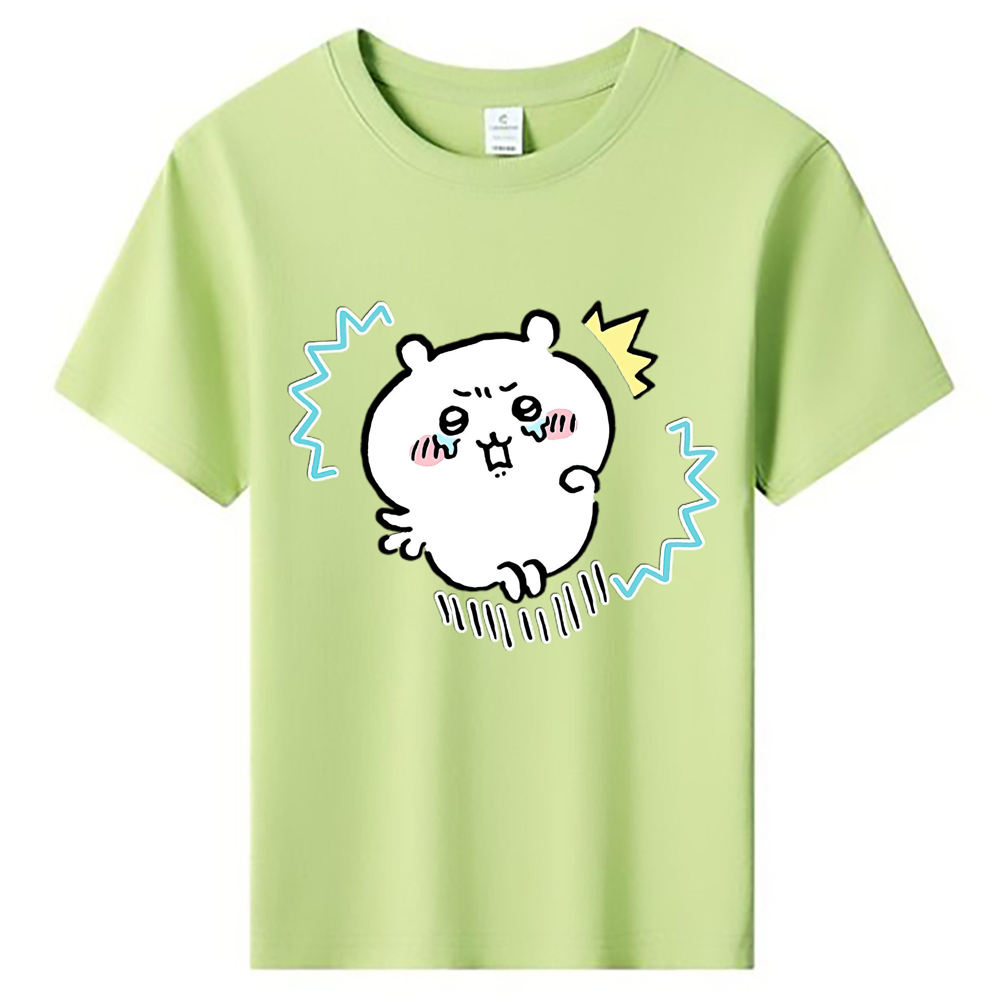 （画像用） ちいかわ ちいかわ Chii-kawa chiikawa 綿100％キッズTシャツ（フロントプリント）